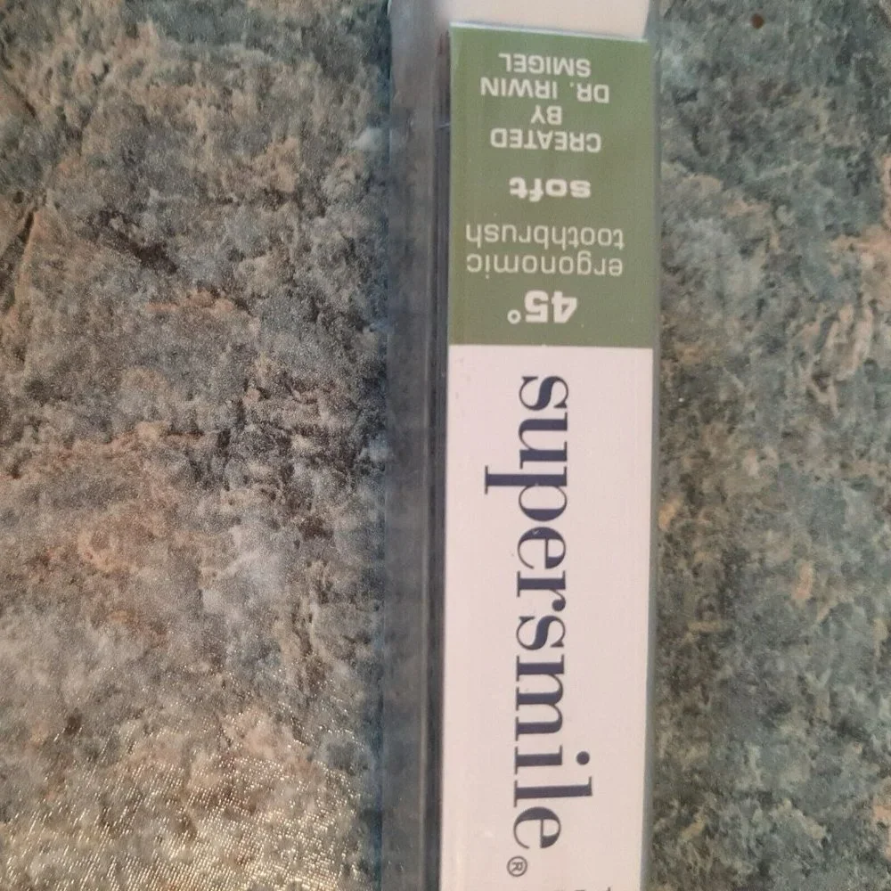 Supersmile Toothbrush Unopened Ergonomic Design for a 45 degree angle